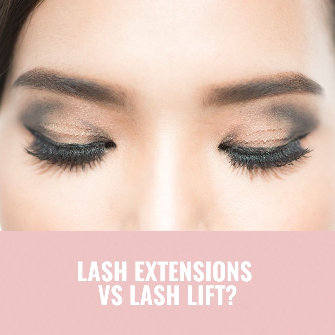 Lash Lift vs Lash extensions