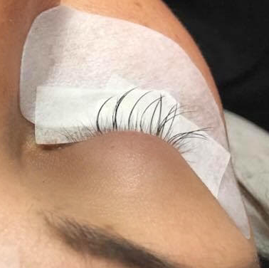 This is not an infill History of Eyelash Extensions