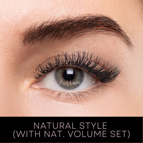 Natural Lash Style With Natural Volume Set
